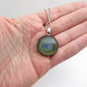 Borosilicate Glass Pendant Necklace